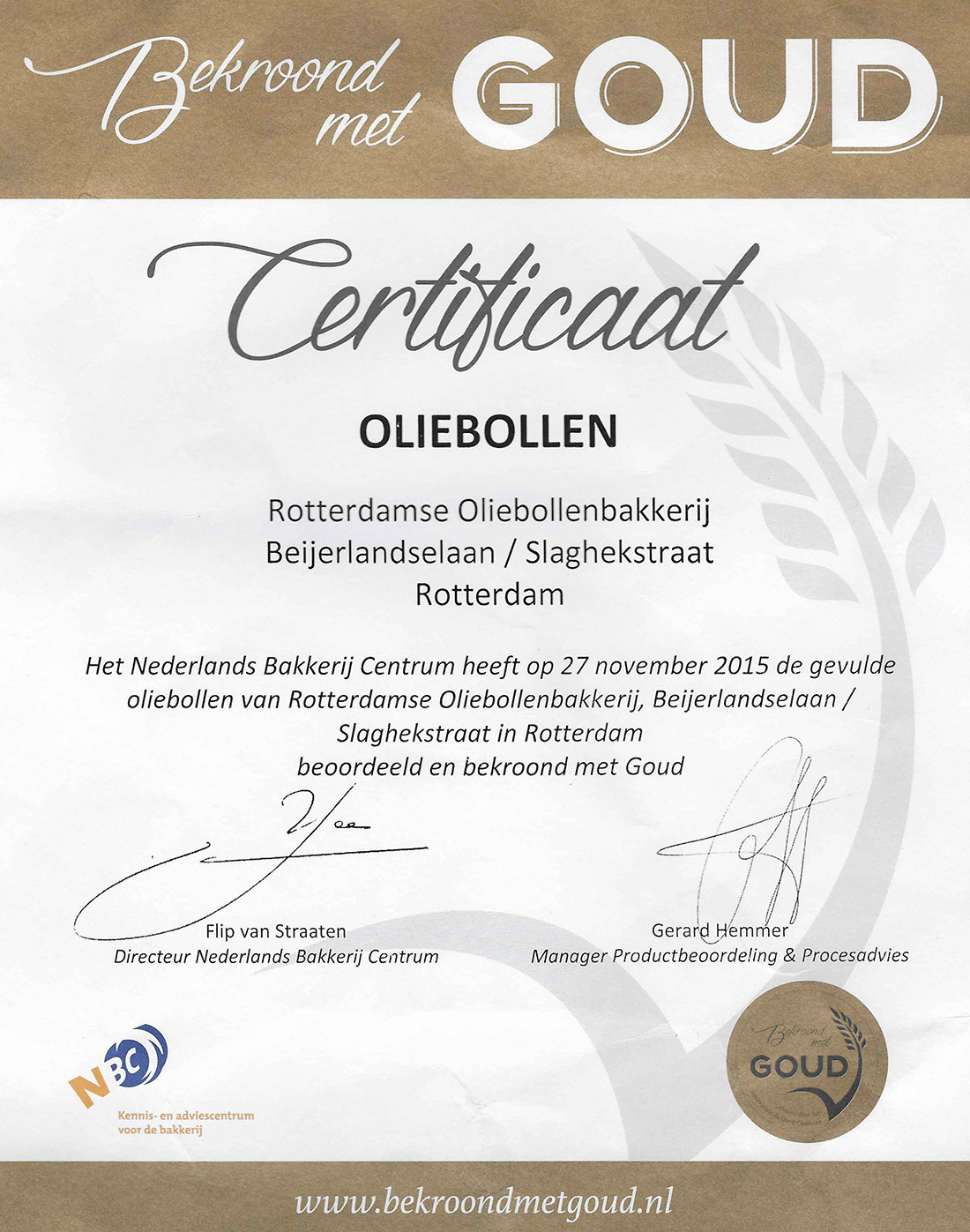 certificaat-oliebollen-rotterdam-nbc
